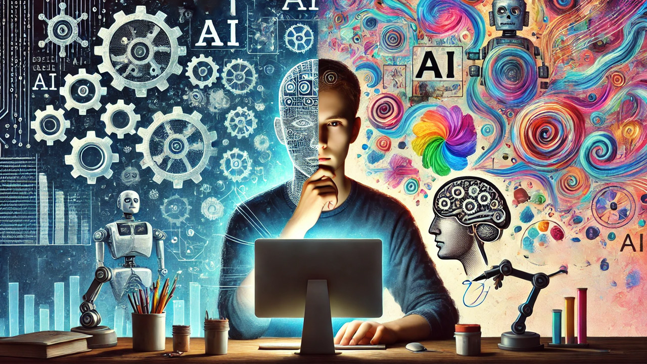 yapay zek ile yaraticiligimizi guclendiriyor muyuz yoksa daha mi tembel oluyoruz cok deginilmeyen o tbvagkLY